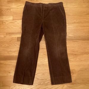 Brown Jos. A. Bank corduroy pants